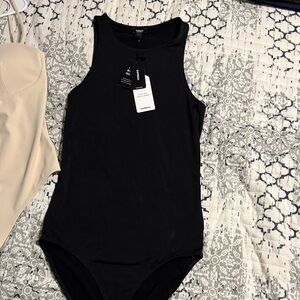 Express Black Fitted Bodysuit